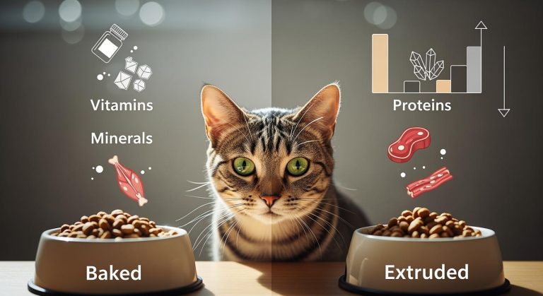 Comparing Nutrient Retention in Baked Versus Extruded Cat Food
