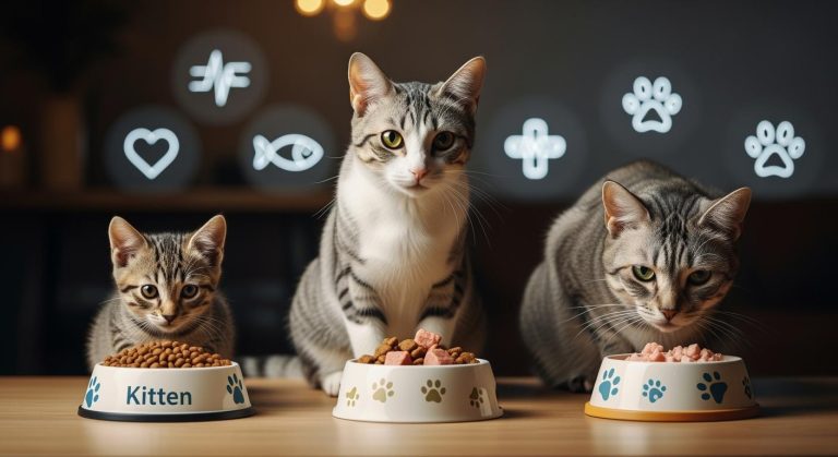 How to Choose the Best Petfood for Kittens, Adults, and Senior Cats