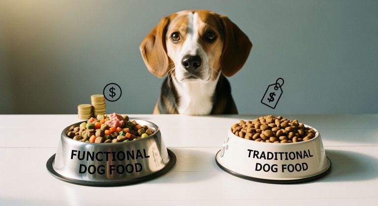Comparing Functional Dog Food Costs to Traditional Options