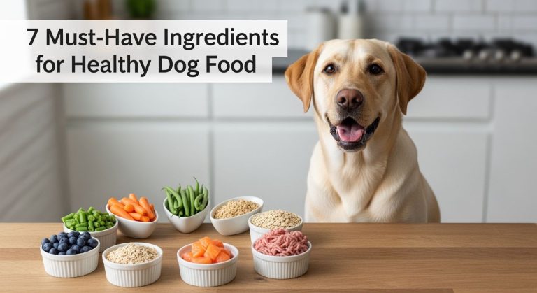 7 Must-Have Ingredients for Healthy Dog Food
